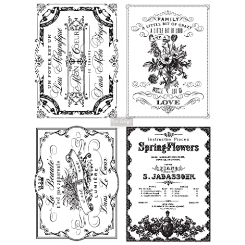 Redesign Decor Transfers Spring Flowers 24"x32" 655350643720
