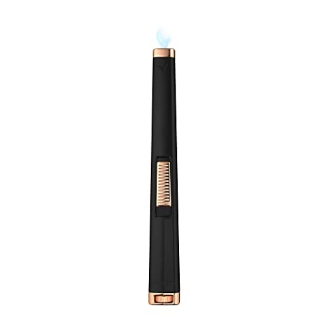 Colibri Aura Jet Flame Kerzenanzünder | Langes Stabfeuerzeug Mit Grosse Reichweite | Luxuriösem Finish Und Metallkonstruktion | Breite Flamme | Nachfüllbar Mit Butan, Nicht Enthalten | Geschenkbo