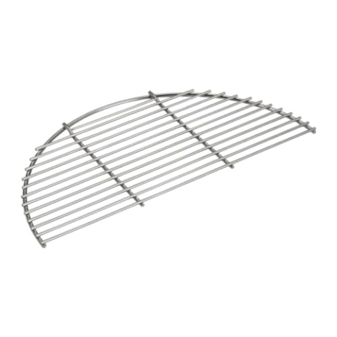 Big Green Egg Half Moon Edelstahl Gitter (funktioniert mit großem Eierspander-Regalsystem)