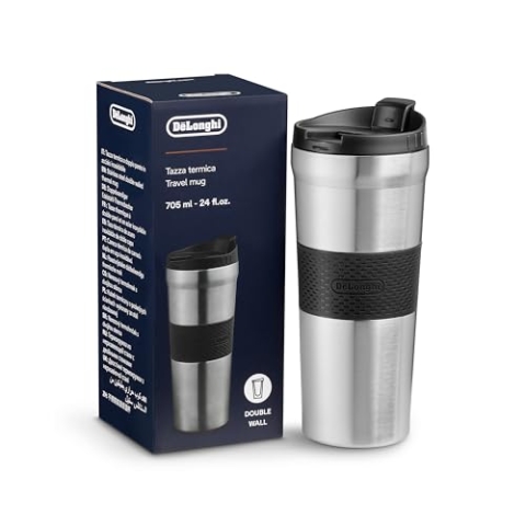 Delonghi doppelwandiger Stahl-Thermobecher 705 ml Eletta Explore Kaffeemaschine