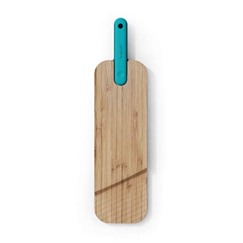 Trebonn - Artù Integrated Knife Salami, Brett aus Bambus, mit integriertem Salamimesser, 43x11x2.4 cm. Zum Aufschneiden von Salami, mit Schlitz um das Schneiden zu erleichtern.