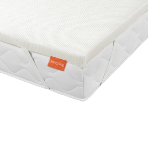 sleepling Topper Feste Matratzenauflage, Härtegrad 3 bis 100 kg, Matratzentopper 160 x 200 x 5 cm, waschbar, Ökotex