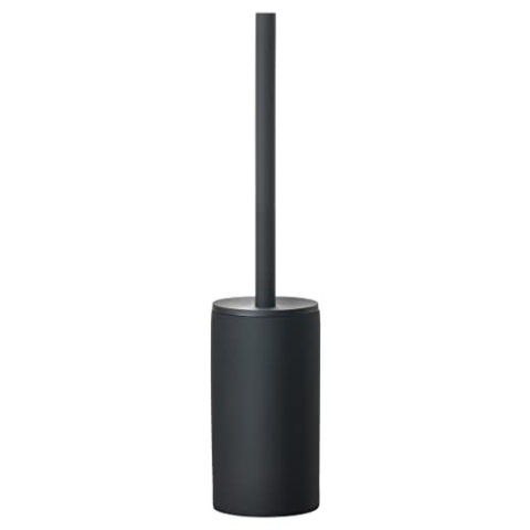 Zone Denmark Solo Toilettenbürste, Klobürste, WC-Bürste aus Porzellan, Stehend, Durchm. 8,4 cm, Höhe 44,8 cm, Schwarz