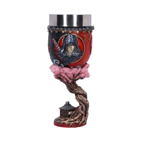 Nemesis Now Assassin's Creed Shadows Kelch, 19,5 cm, Kunstharz, rot, gegossen aus feinstem Harz, fachmännisch handbemalt