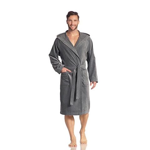 Vossen Damen & Herren Bademantel "Texas" flanell L