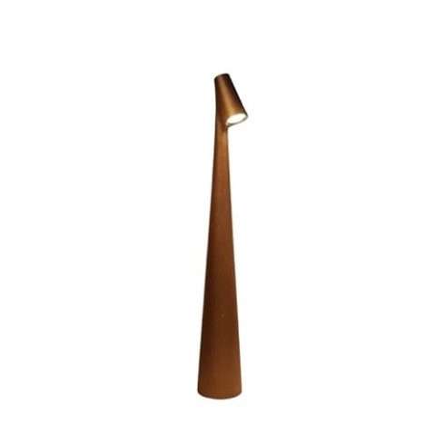 LUXUS - Tischleuchte Touch Deluxe - Madelief - Gold - H35 x Ø5 - Terrassenlampe - Schreibtischlampe - LED - Wiederaufladbar - Dimmbar - Kabellos - Batteriebetrieben - Tischlampe für innen und außen