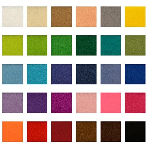 Vaessen Creative Filz Multipack A4 1mm 100Stück, 20x30 cm