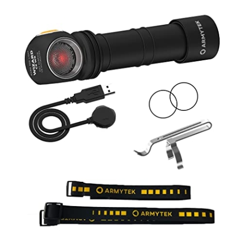 Armytek Wizard C2 WR Magnet USB Kaltweiss mit Rotem Licht