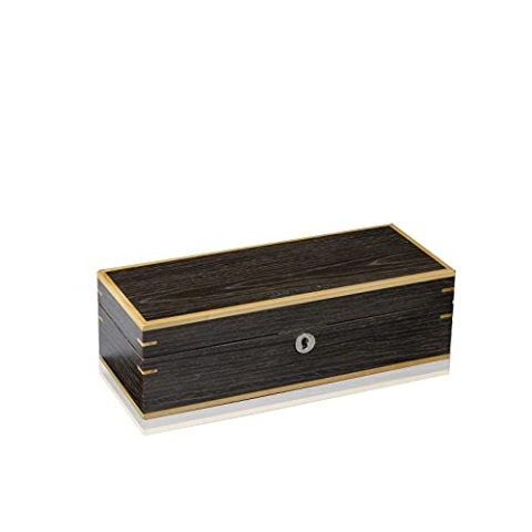 HEISSE & SÖHNE SEIT 1976® Uhrenbox Aberdeen 5 Schwarz für 5 Armbanduhren