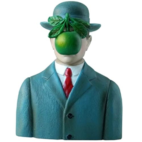 Pocket Art - Museums Miniaturskulptur - Der Sohn des Mannes - nach René Magritte