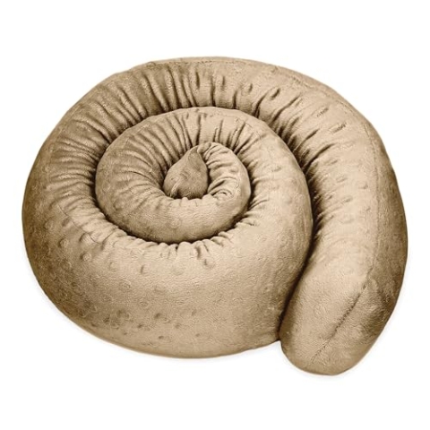 Zugluftstopper für Türen und Fenster Stopper Türdichtung 300 cm Seitenschläferkissen Umrandung oder Tür Luftzugstopper Schalldämmung Windstopper Türluftstopper Minky Beige