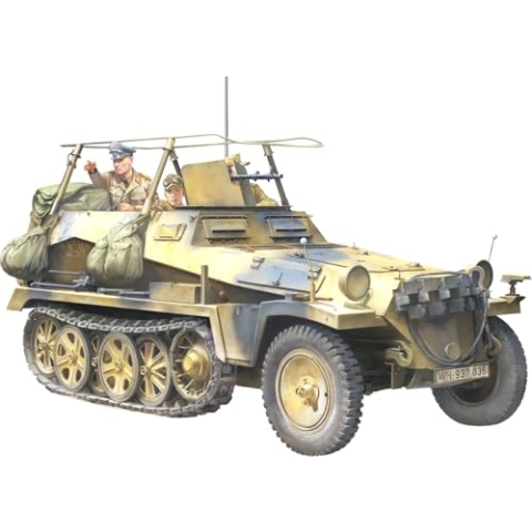 TAKOM TAK2194 Sd.Kfz.250/3 "GREIF Rommel's Command Half-Track Maßstab 1:35 Full Interior + 2 Figures Modellbau Plastikbausatz
