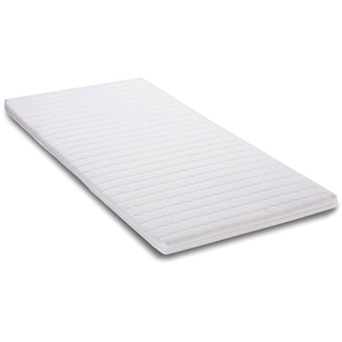 7dreams® Matratzentopper ca. 160 x 200 x 4,5cm, Made in Europe mit Wellensteppung | ÖKO-TEX Zertifiziert, geeignet für Allergiker, Kern aus Komfortschaum | Extra dick wattiert für hohen Schlafkomfort