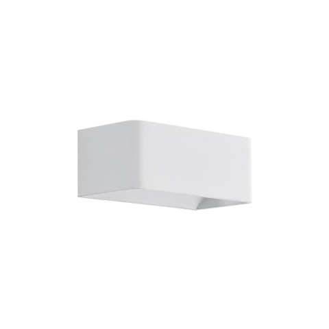 Arcchio LED Wandleuchte, Wandlampe Innen Karam (Modern) in Weiß aus Aluminium (1 flammig) - Wandstrahler Wandbeleuchtung Schlafzimmer/Wohnzimmer Wohnzimmerleuchte