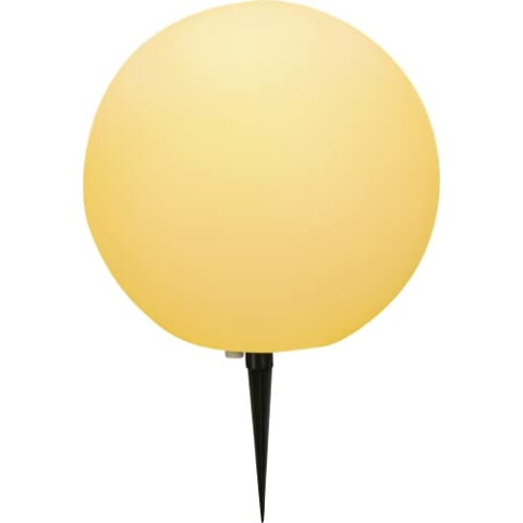 GLOBO LIGHTING Kugel Außen Leuchte Garten Terrasse Steck Lampe Balkon Beleuchtung Erd Spieß weiß