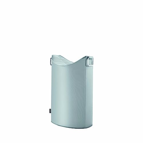 blomus -FRISCO- Wäschesammler Grau, 65 Liter, mit zwei praktischen Tragegriffen, hochwertige Kunstfaser, trendiges Design, moderner Wäschekorb (H / B / T: 70 x 45 x 28 cm, Farbe: Grau, 65387)