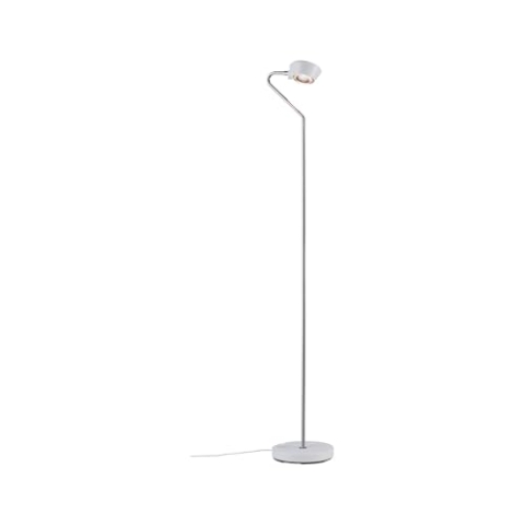 Paulmann 70920 LED Stehleuchte Ramos incl. 1x7,5 / 1x3,5 Watt dimmbar Stehlampe Weiß matt, Chrom Standleuchte 2700 K
