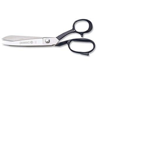 Mundial 490-10 Industrie-Stay-Set, Gebogene Trimmer, 25,4 cm, Schwarze emaillierte Griffe