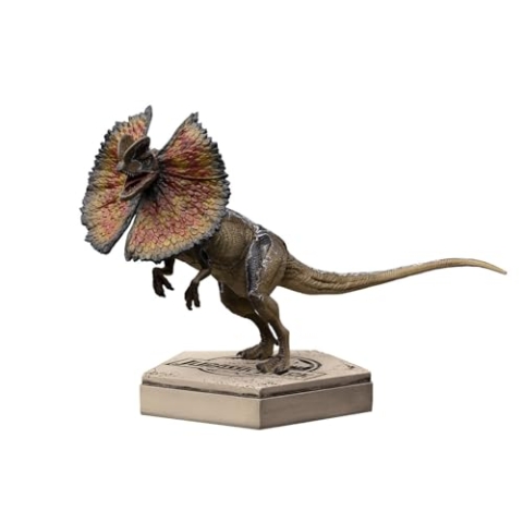 Jurassic Park Dilophosaurus Ikonen im künstlerischen Maßstab