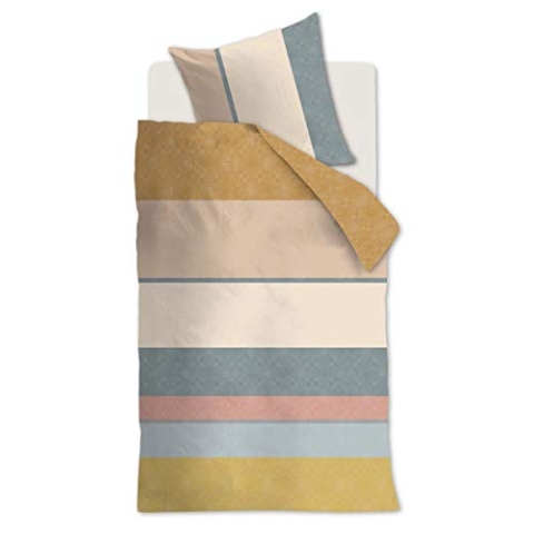 Beddinghouse Renforcé Bettwäsche 2 teilig Bettbezug 135 x 200 cm Kopfkissenbezug 80 x 80 cm Colorful 179866 Zartes Rosa