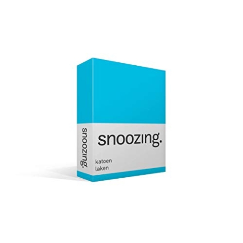Snoozing - Baumwolle - Bettlaken - 200x260 cm - Türkis