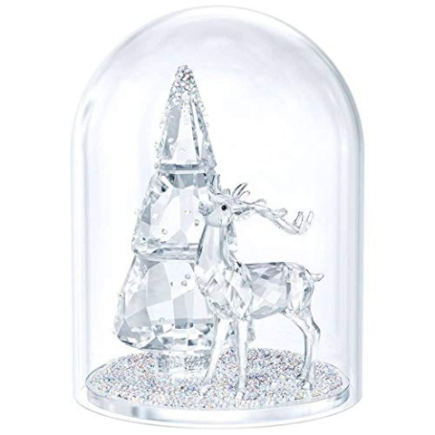 Swarovski Tannenbaum & Hirsch Glasglocke, Kristall, weiß, 15.7