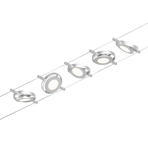Paulmann Wire Systems Set RoundMac 5x4,5W Chr matt