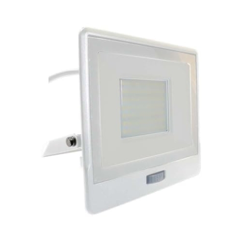 LED-Fluter, Bewegungsmelder VT-158S-1 (20302) EEK: F, 50W, 4000 lm, 4000K, weiß