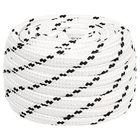Bussandri Exclusive - Arbeitsseil Weiß 20 mm 25 m Polyester