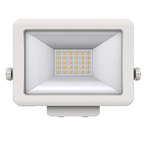 Theben 1020683 theLeda B20L WH - LED-Strahler für den Außenbereich - LED Fluter 60° drehbar - 20 W - weiß