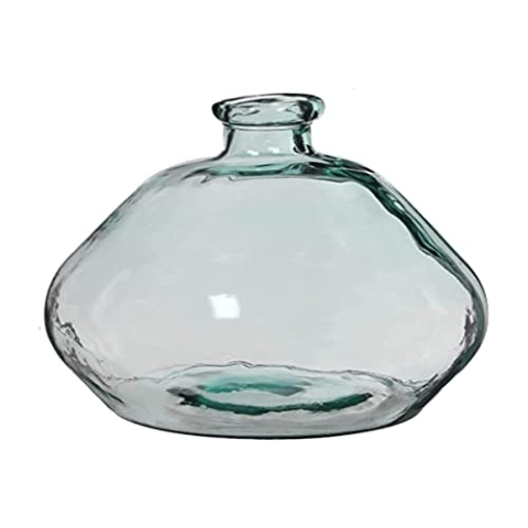 Mica Decorations Organic Vase - H50 x Ø45 cm - Transparent