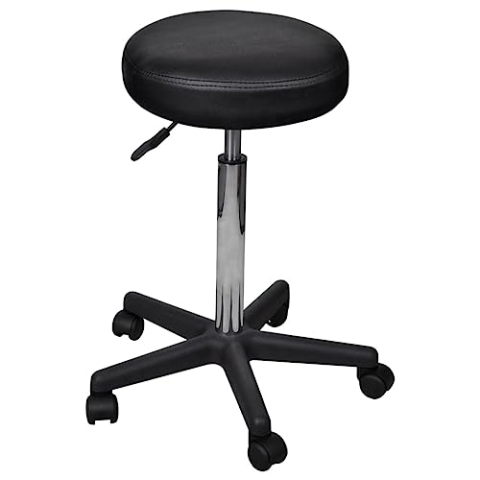 vidaXL Rollhocker Arbeitshocker Hocker Drehhocker Kosmetikhocker Bürostuhl