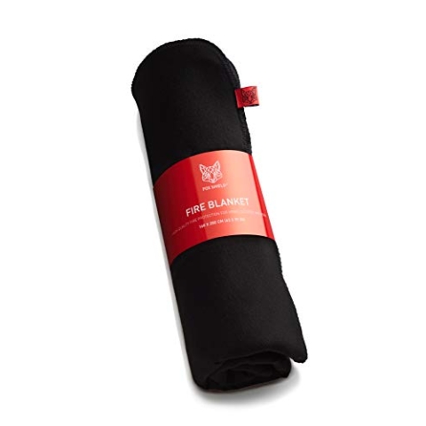 FoxShield Antibakterielle und antivirale Feuerschutz- und Feuerlöschdecke mit Kuschelfaktor