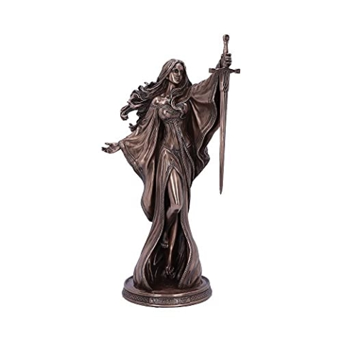 Nemesis Now James Ryman Figur Lady of The Lake Fairytale Enchantress, Bronze Harz, 24 cm