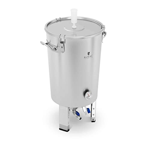 Royal Catering RCBM-44CF Maischekessel 30 L Fermentierkessel Gärkessel Fermenter Bier Wein