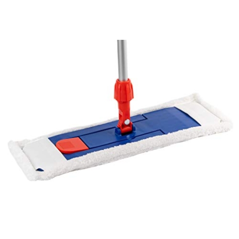 Sonty 2 Stück Wischmopp Set XL 50 cm, Klapphalter Magnet, Mopstange Alu, Microfaser Mopp (2)