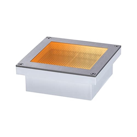 Paulmann 94595 LED Außenleuchte Smart Home Zigbee Bodeneinbauleuchte Brick insektenfreundlich IP67 Tunable Warm incl. 1x1 Watt dimmbar 2200-3000K
