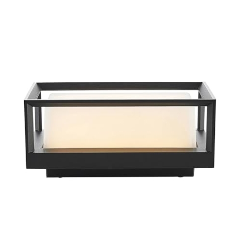 Arcchio LED Wandleuchte außen Ismera (Modern) in Alu aus Glas (1 flammig,) - Außenwandleuchten Wandlampe Led Außenlampe Outdoor für Außenwand/Hauswand Haus Terrasse & Balkon