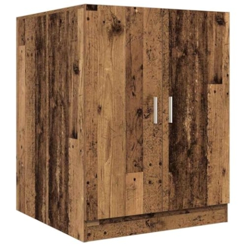 vidaXL Waschmaschinenschrank Altholz-Optik 70,5x71,5x91,5 cm, Waschmaschinenregal, Badschrank, Badezimmermöbel, Badezimmerschrank, Badezimmerregal