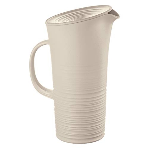 Guzzini - Tierra, Karaffe mit deckel - Lehm, 18,7 x 13,4 x 10 x h26,9 cm | 1800cc - 18170179