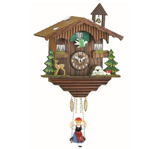 Trenkle Kuckulino Schwarzwalduhr Schweizerhaus mit Quarzwerk und Kuckuckruf TU 2001 SQ