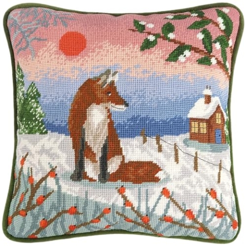 Bothy Threads The Home Of Happy Stitching Gobelin-Stickkissen Stickpackung, Ein Wintermärchen