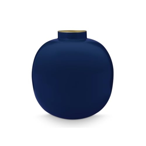 Pip Studio Vase Metal blau 23 cm