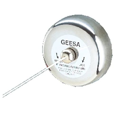 Geesa Wäscheleine ausziehbar, Silber