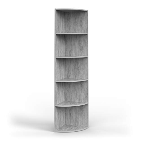 Vicco Eckregal Ecki, stehendes Bücherregal, Beton, 40 x 180 cm