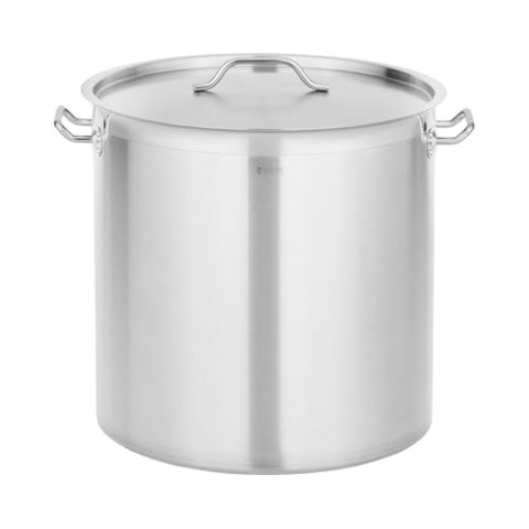 Royal Catering Kochtopf Induktion 71 L Ø 45 cm mit Deckel Edelstahl-Topf Induktionsherd-Topf Induktionskochtopf Edelstahltopf