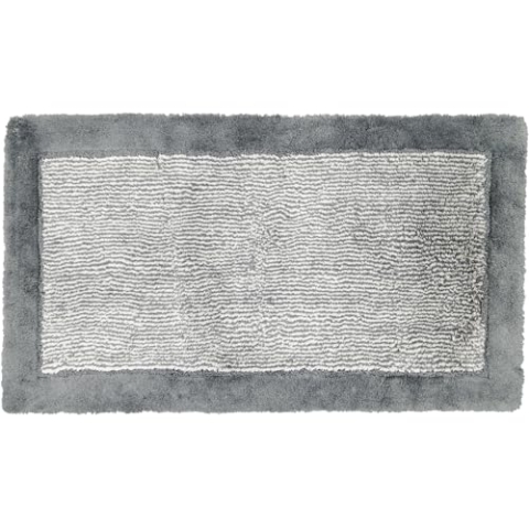 Cawö Home Badteppiche Luxury Home Two-Tone 590 Schiefer - 77 70x120 cm