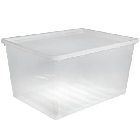 Plast Team Basic Aufbewahrungsbox mit Deckel 130L