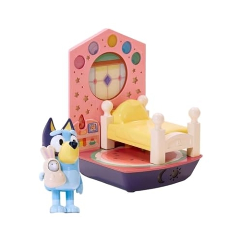 Bluey GoGlow Dream 3 in 1 Nachtlicht Kinder Nachttisch Schlaf Trainer Taschenlampe und Sleep Timer, Mehrfarbig (14345)