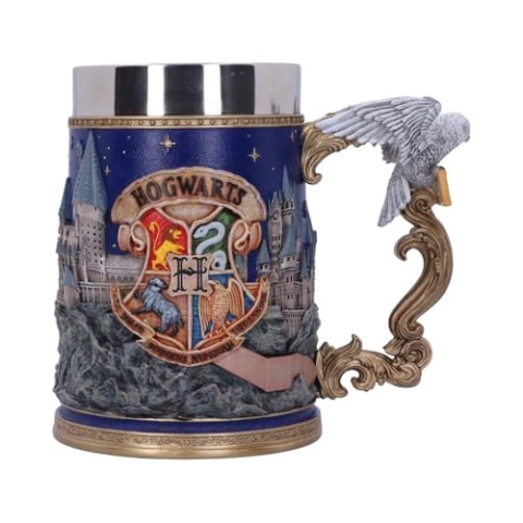 Nemesis Now B5795U1 Harry Potter Hogwarts Collectible Tankard, Blau, 15.5cm